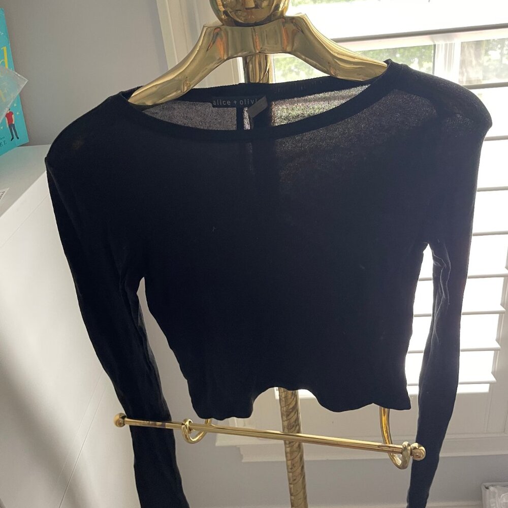 Alice + Olivia Black Longsleeve